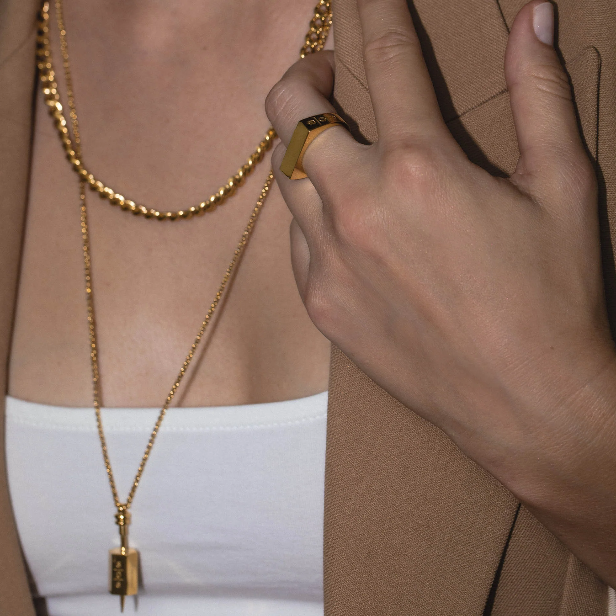 Square 808 Ring - PURELEI