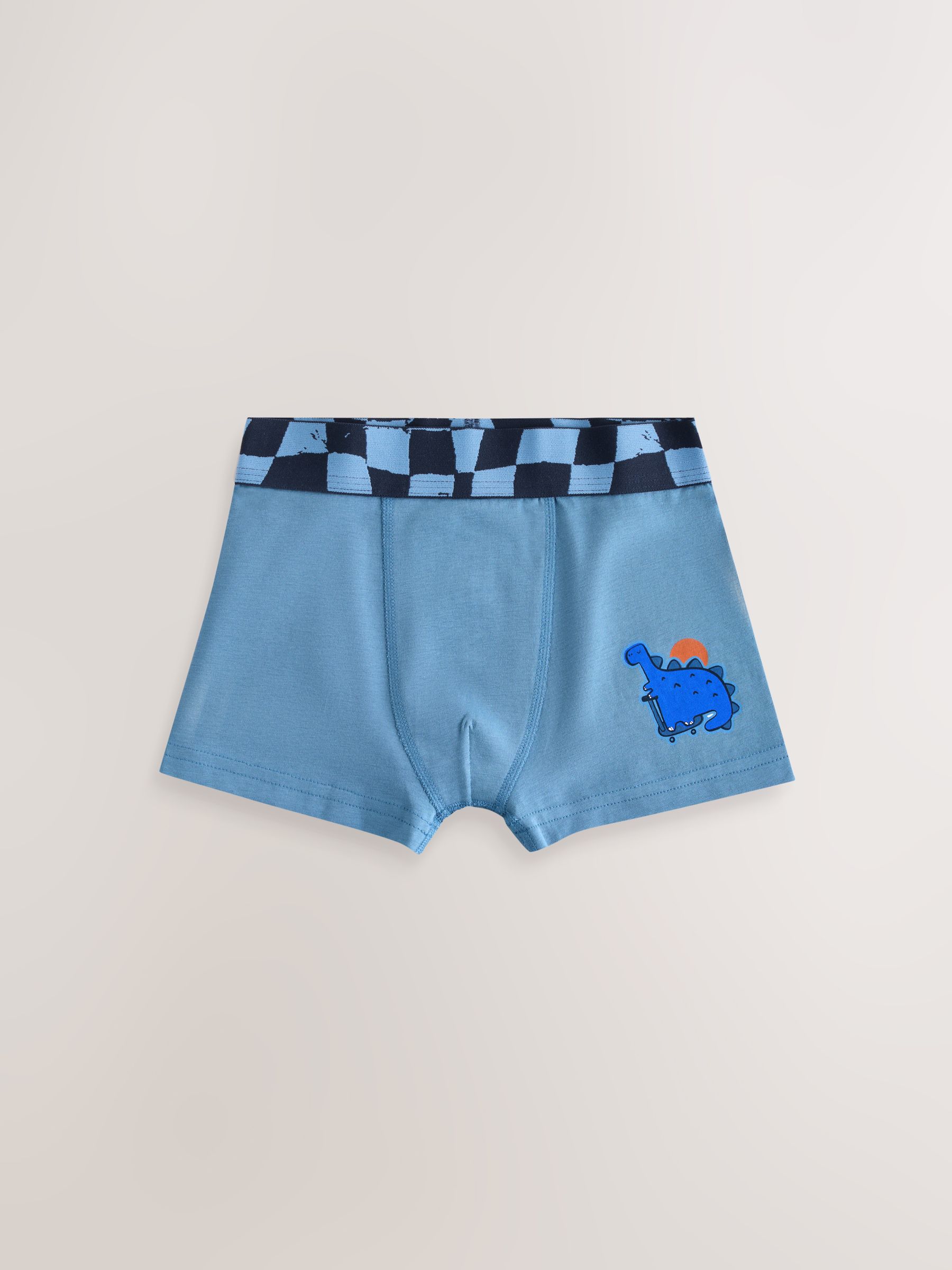 Dino Checkerboard - Verpakking van 5 trunks met motief (1,5-16jr)