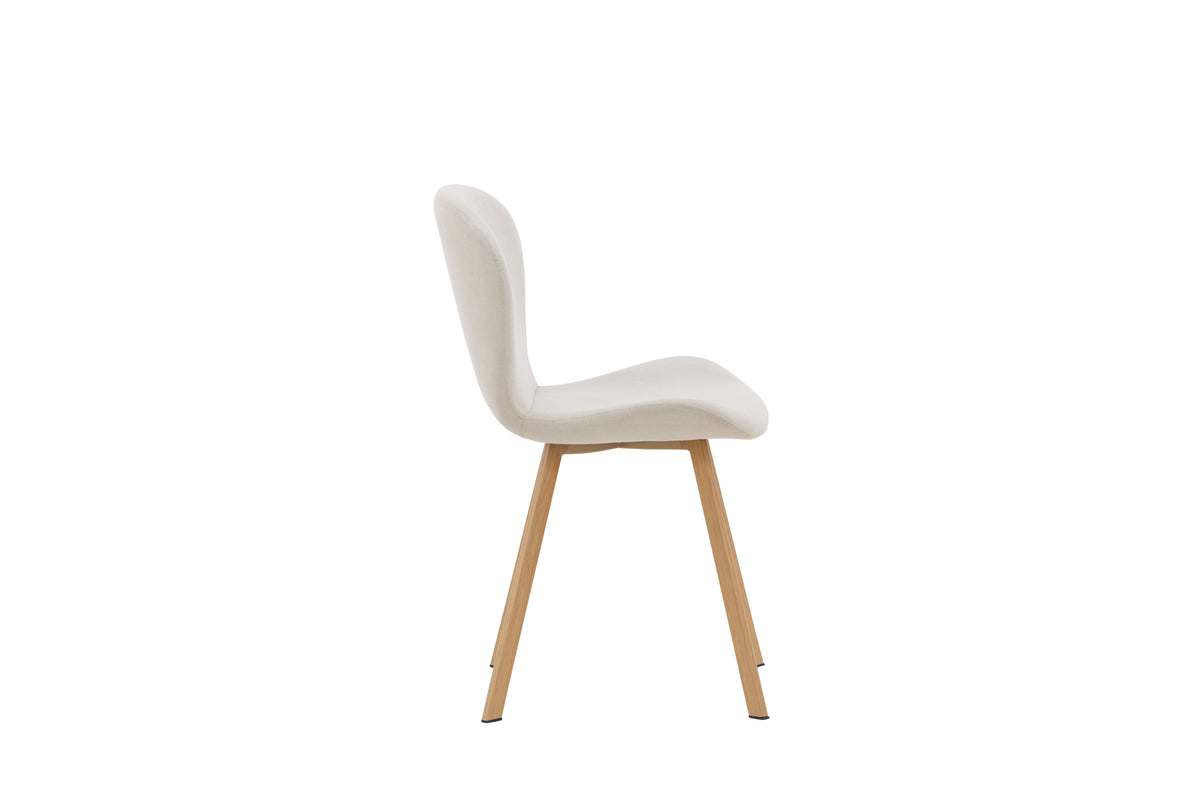 Nesna Eetkamerstoel - Set van 2 - Beige