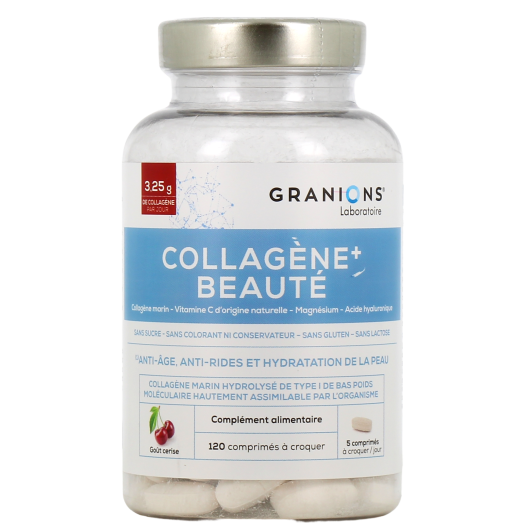 Granions comprimés Collagène+ Beauté - Action anti-rides et hydratante