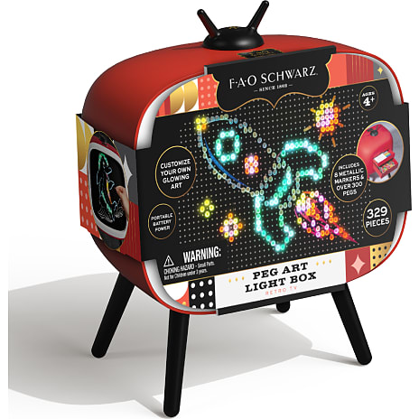 FAO Schwarz Peg Art TV med lys