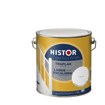 Histor Perfect Finish traplak anti-slip zijdeglans 7000 wit 2,5 l