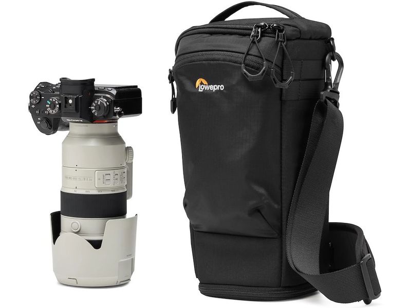 Lowepro Kamera-Tasche ProTactic TLZ 75 Slim AW III TopLoader für Vollformatkamera mit 70-200 mm F/2.8-Objektiv