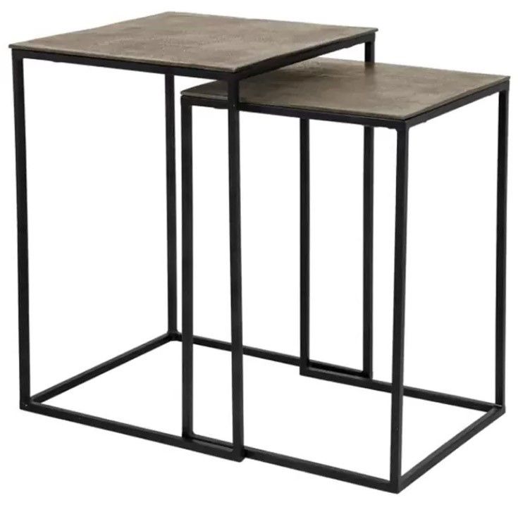 Bijzettafelset 210100 FinnB40 x D40 x H56 cm