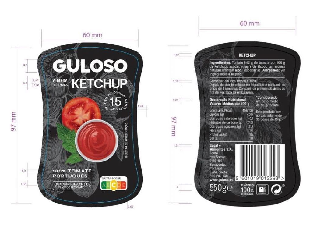 KETCHUP GULOSO 550G