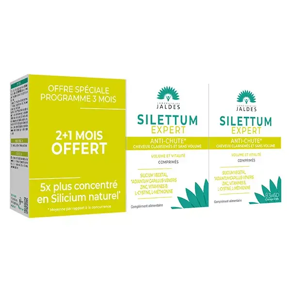 Jaldes Silettum Expert Anti Chute 180 comprimés