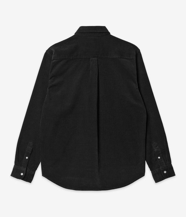 Carhartt WIP Madison Fine Cord Hemd (black wax)