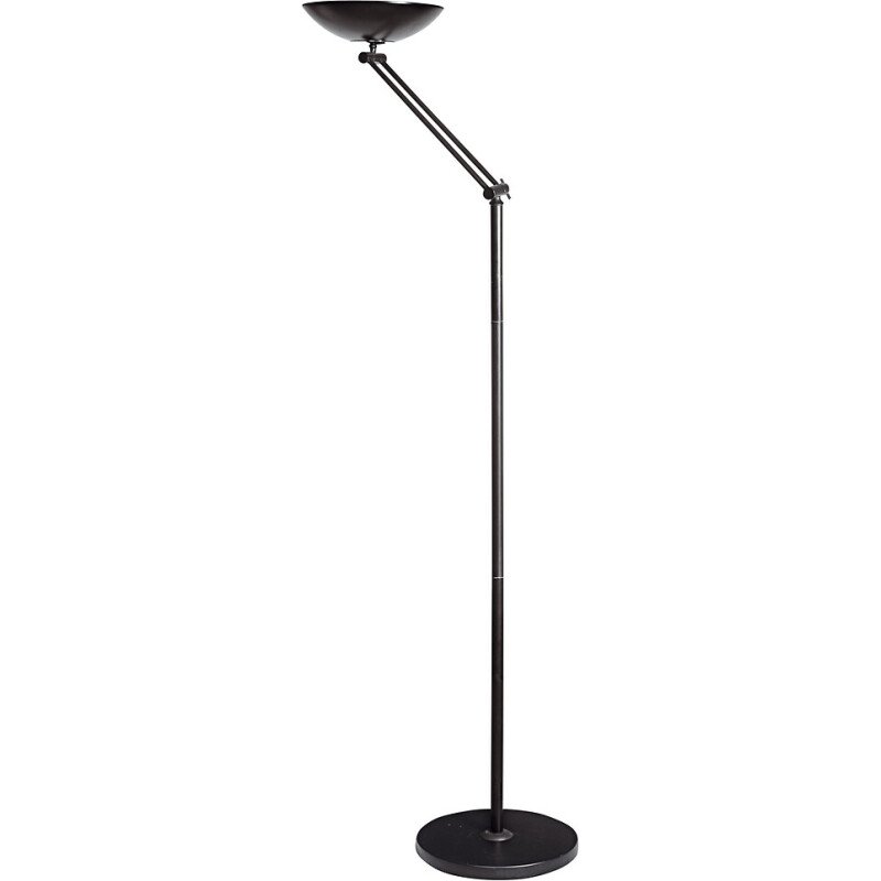Lampadaire led first unilux articule prise europe noir