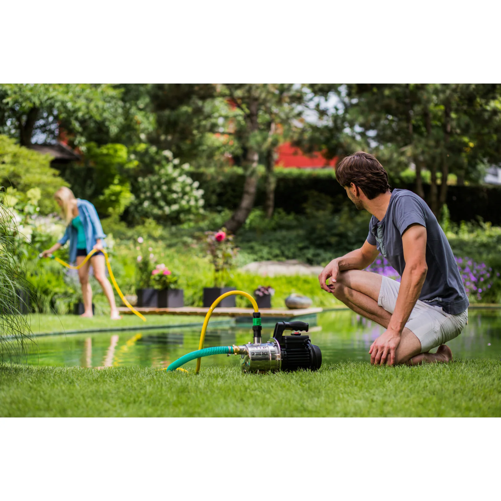 T.I.P. GP 3000 INOX Edelstahl Gartenpumpe