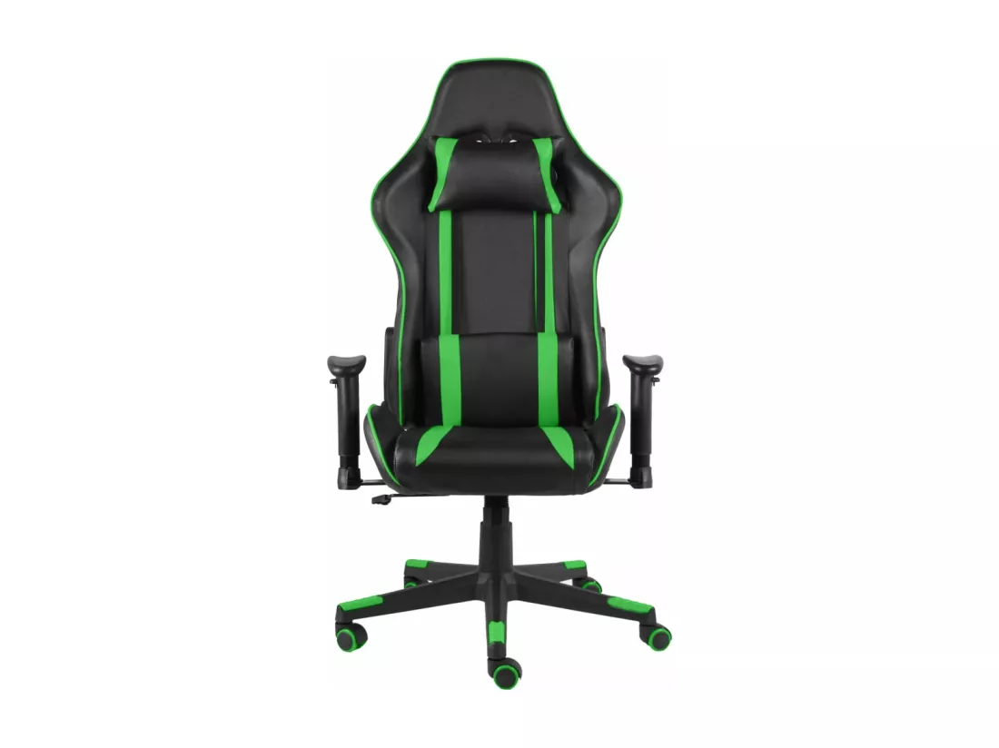 Chaise de jeu pivotante Vert PVC