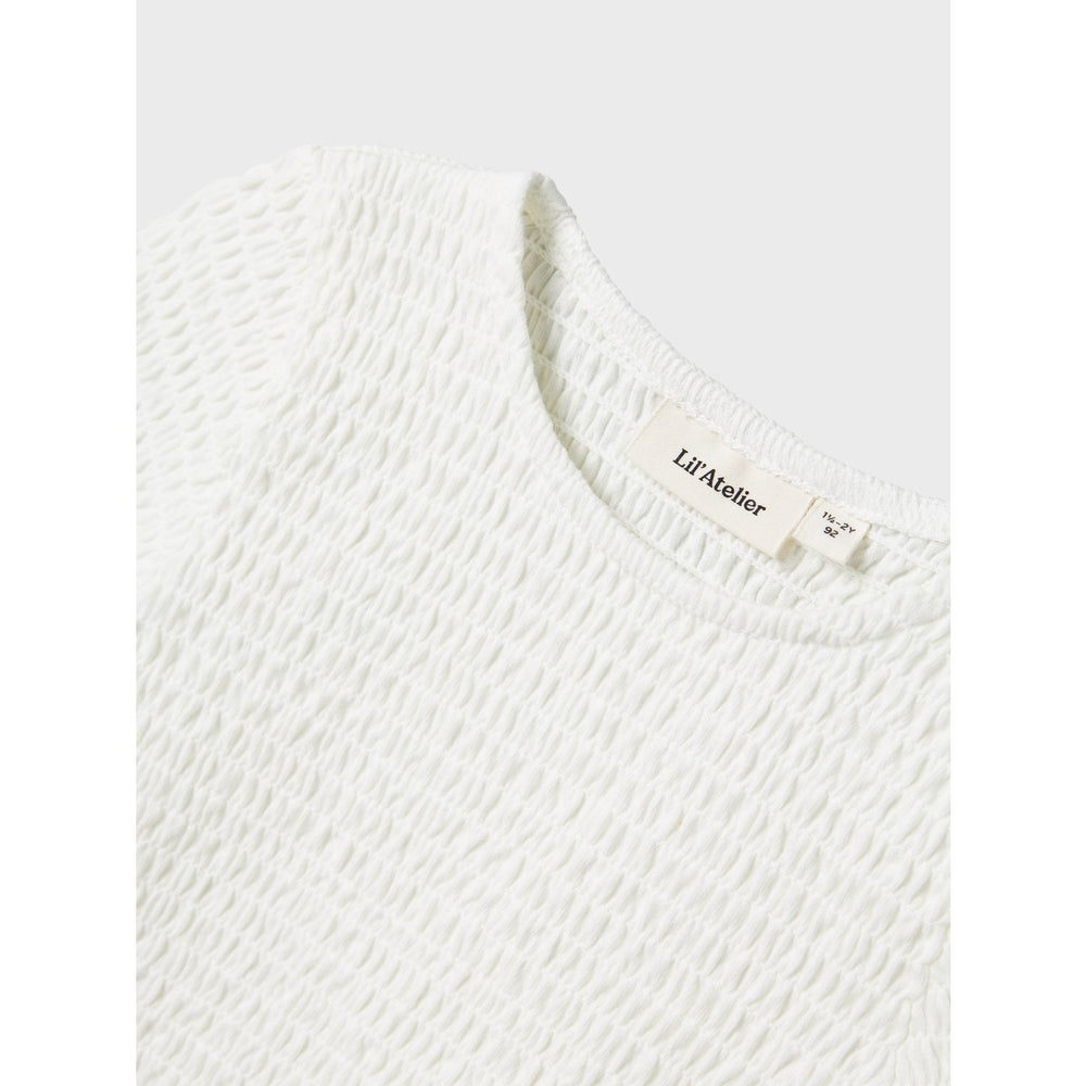 Køb Lil'Atelier Coconut Milk Nmfjacoba Ss Kort Slim Top Lil