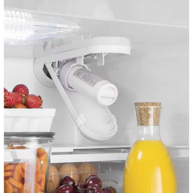 Refrigerador GE de 27 pés cúbicos com portas francesas e máquina de gelo (aço inoxidável resistente a impressões digitais) ENERGY STAR