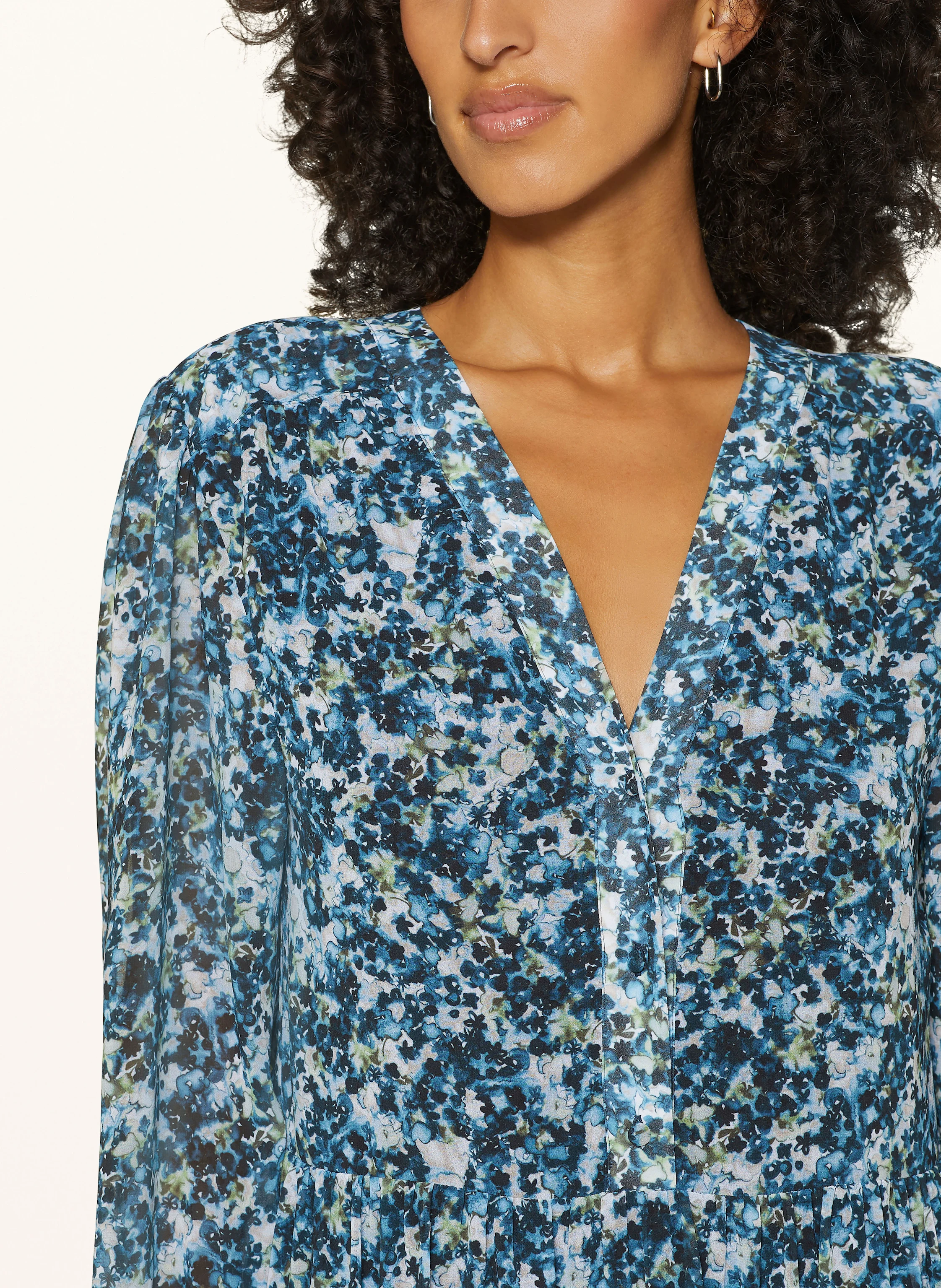 BOSS Kleid DIMETA mit Rüschen