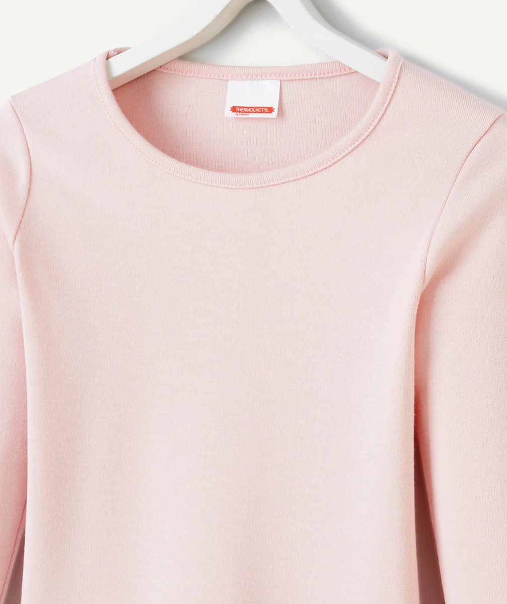 DAMARTT-SHIRT MANCHES LONGUES MAILLE INTERLOCK THERMOLACTYL ROSE