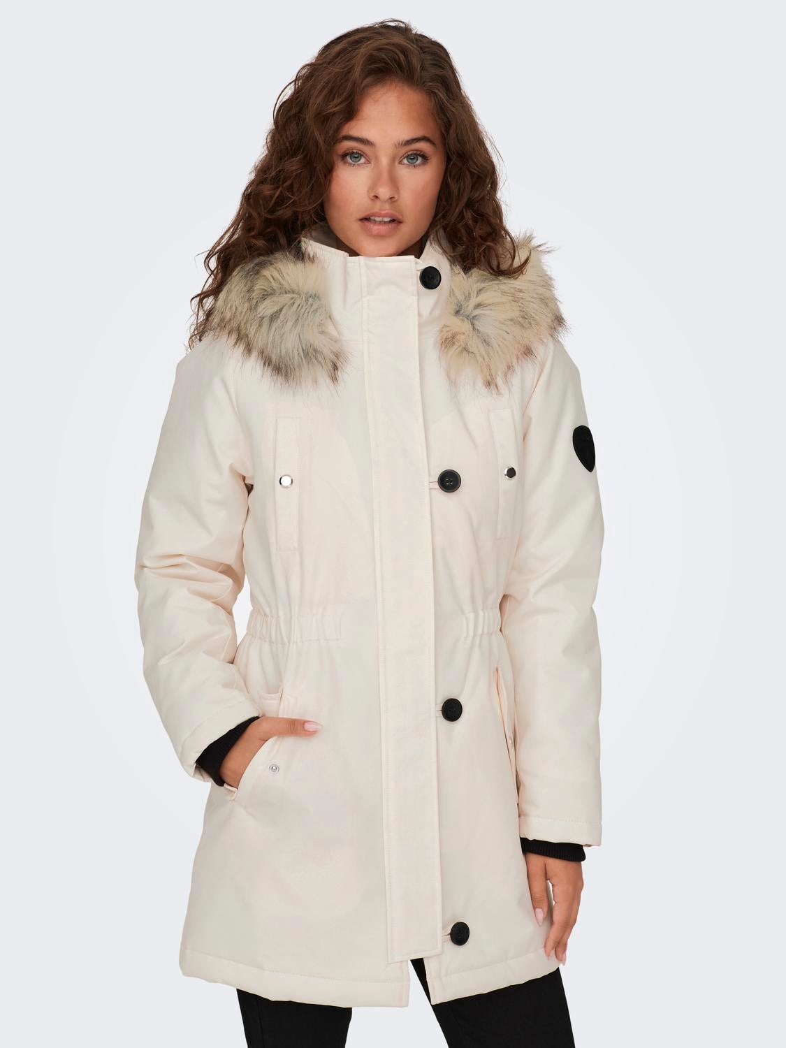 ONLIRIS Langer Parka Eggnog