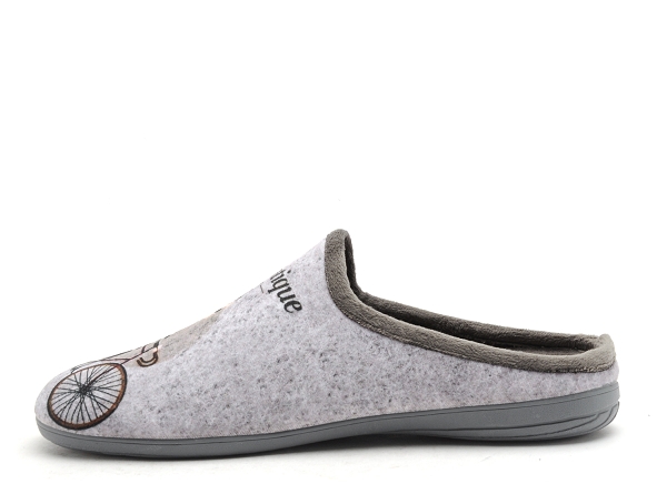 La maison de l espadrille chaussons homme 6746 5 gris