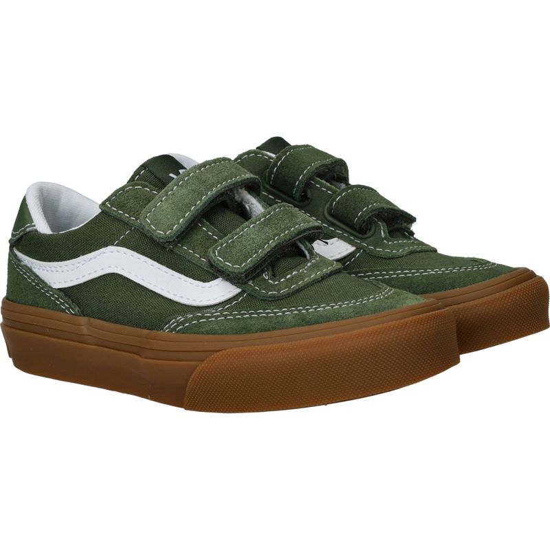 Vans Brooklyn LS V Gum Sneakers Groen Jongens