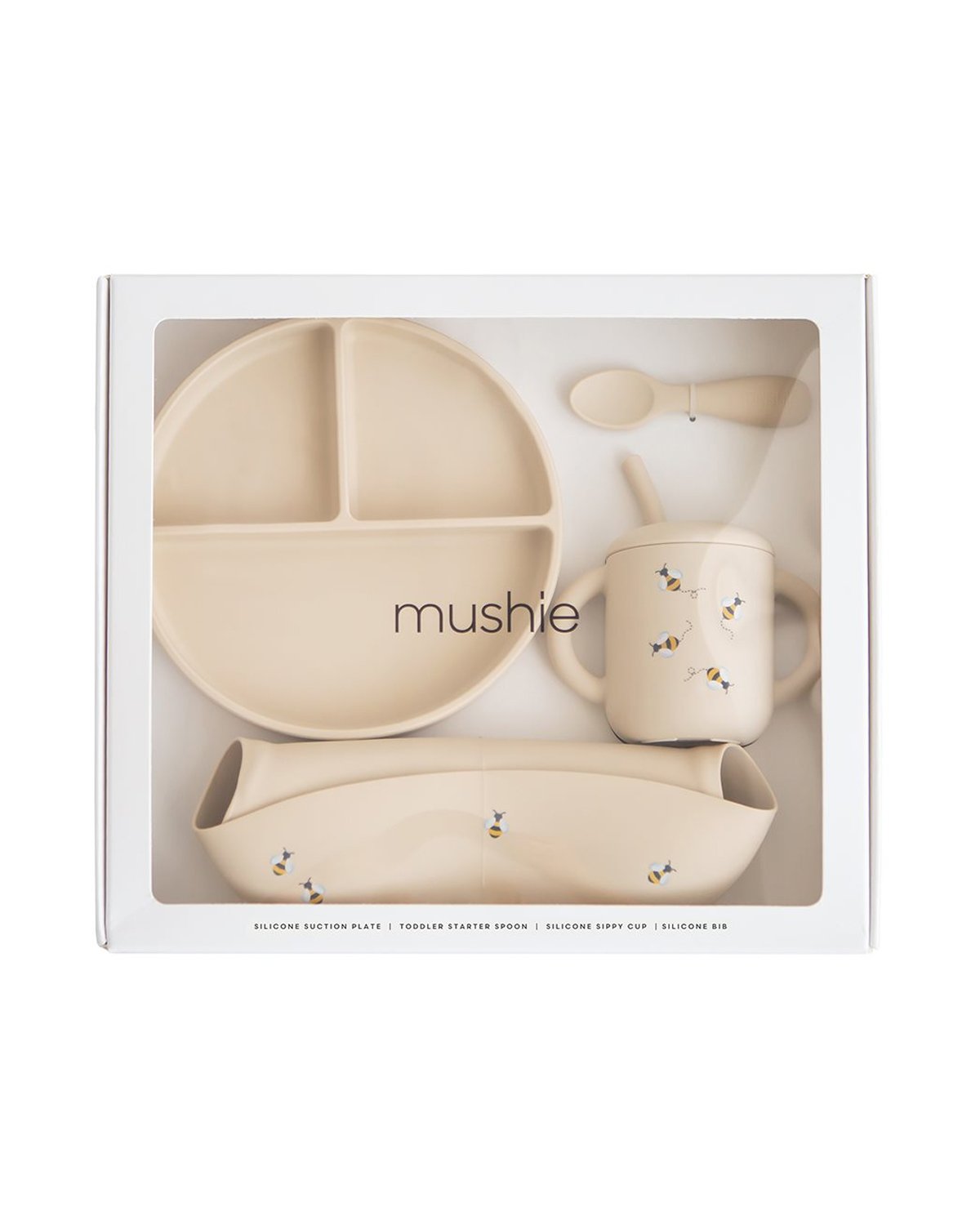 Spisesett Baby 4pk – Silikon | Fra ca. 6 mnd