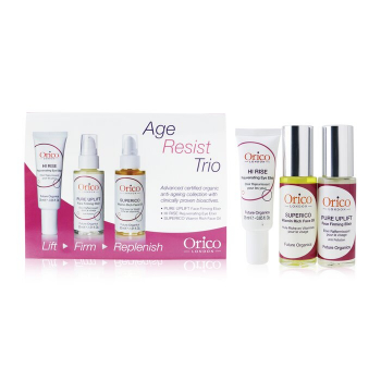 Orico London Age Resist Trio: Face Oil 30ml/1.01oz   Firming Elixir 30ml/1.01oz   Eye Elixir 25ml/0.85oz 3pcs