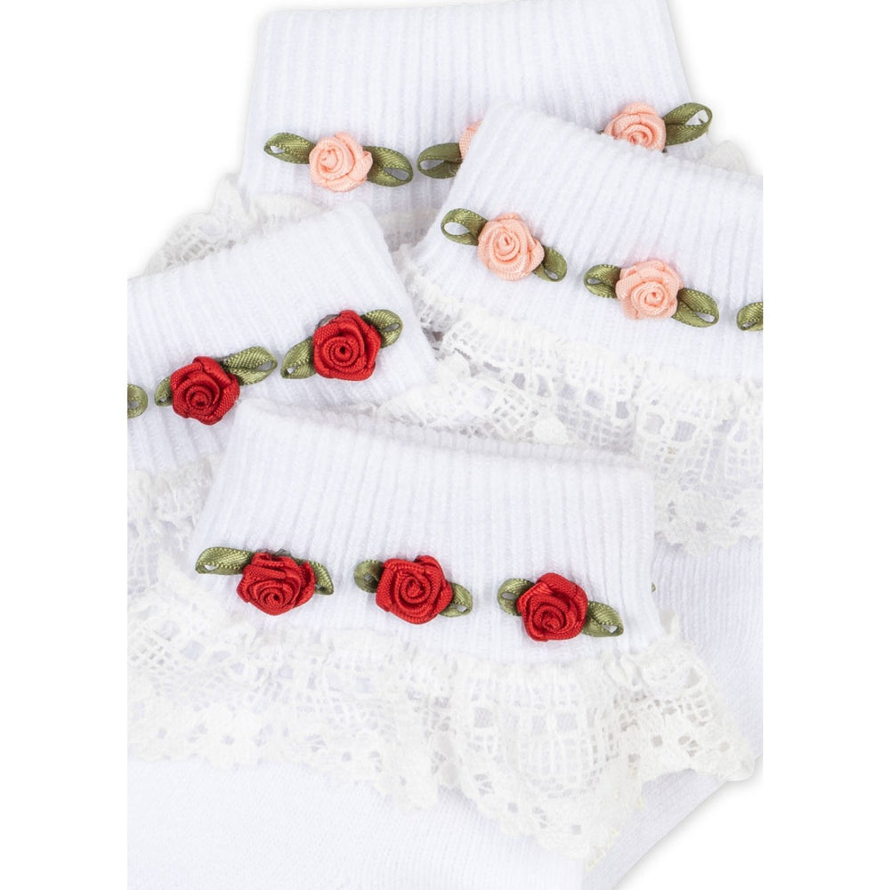 Køb Konges Sløjd Optic White 2 Pak Lace Strømper