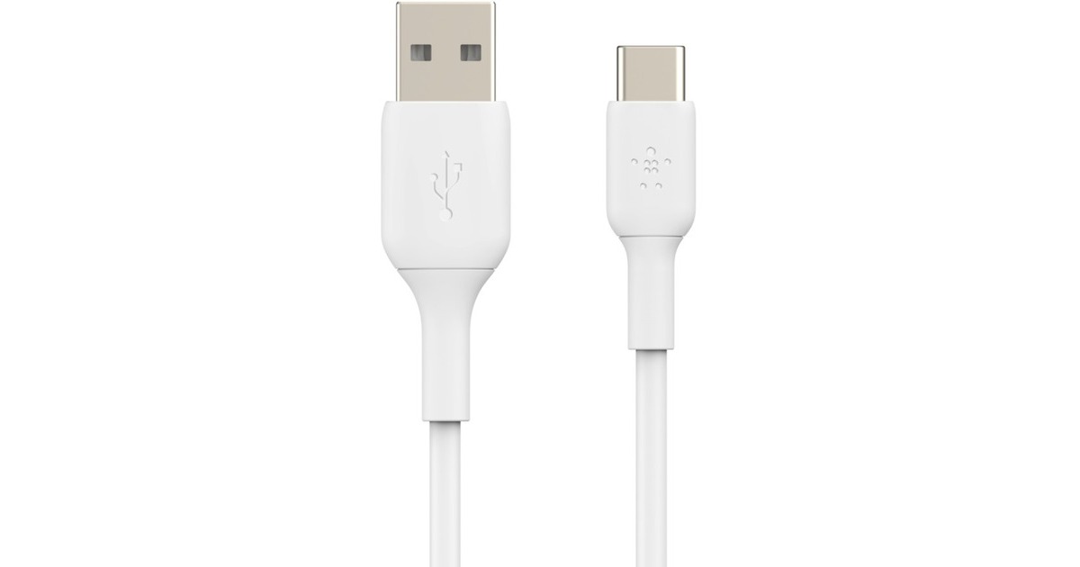 BelkinBOOST CHARGE USB-C/ USB-A kabel, 15 cm  (Wit, CAB001bt0MWH)
