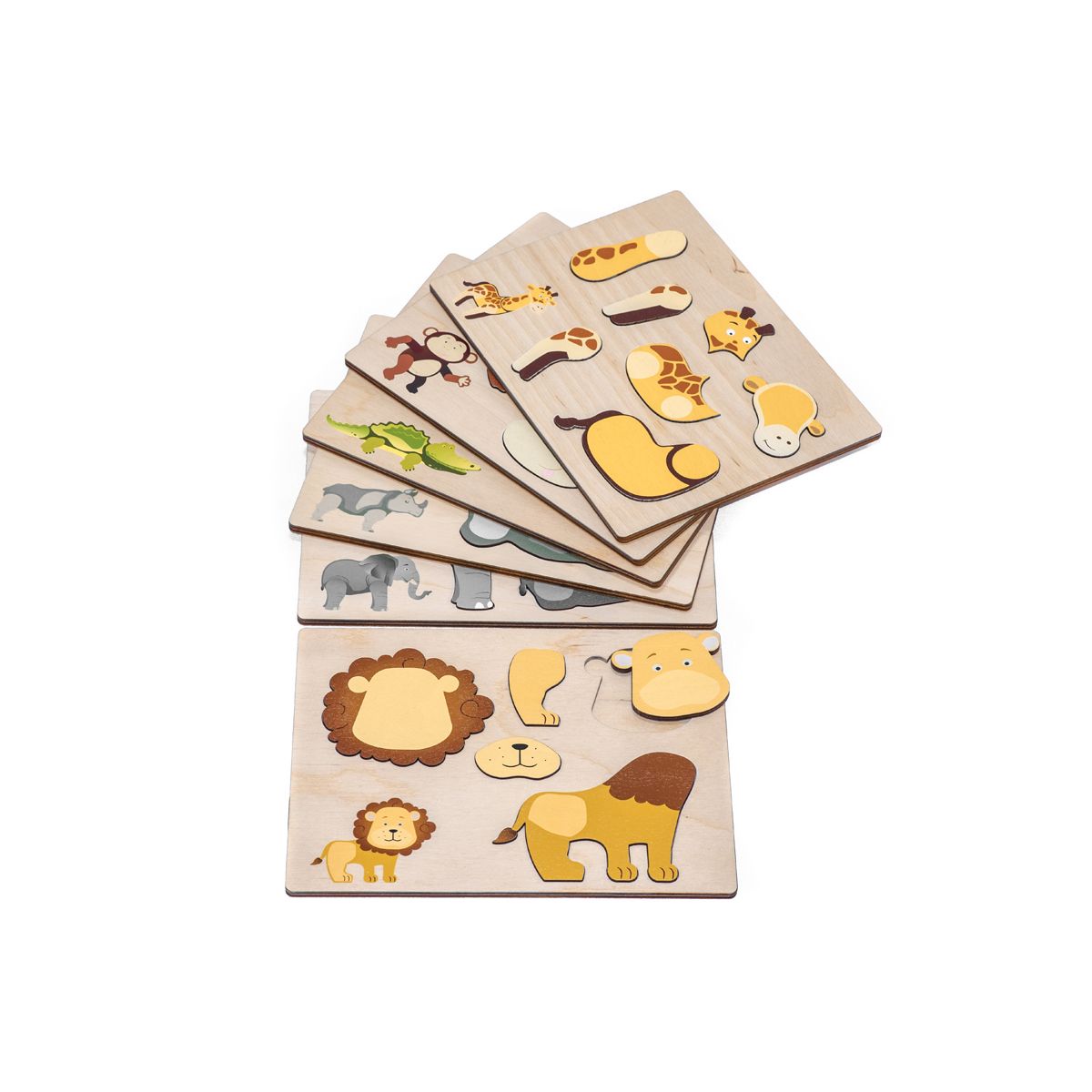 EDUPLAY Magnetpuzzle Wildtiere