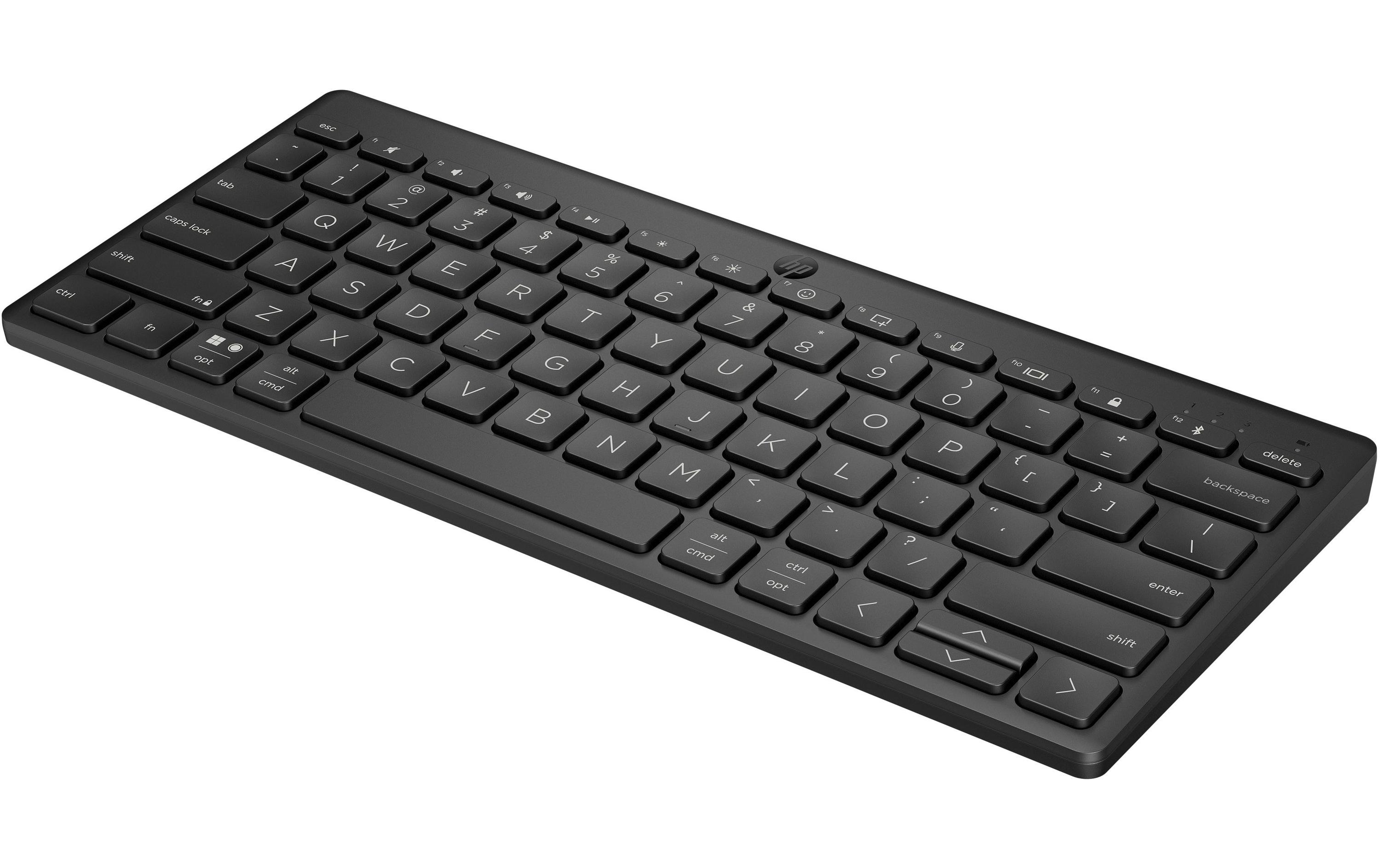 Tastatur 350 Compact Keyboard BlackKompakte Bluetooth Tastatur