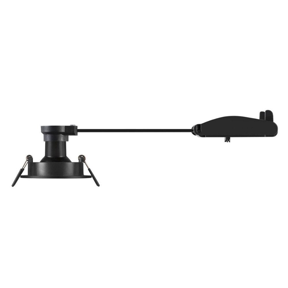 Nieuwe Tria inbouwplafondlamp in zwart GU10 82mm rond