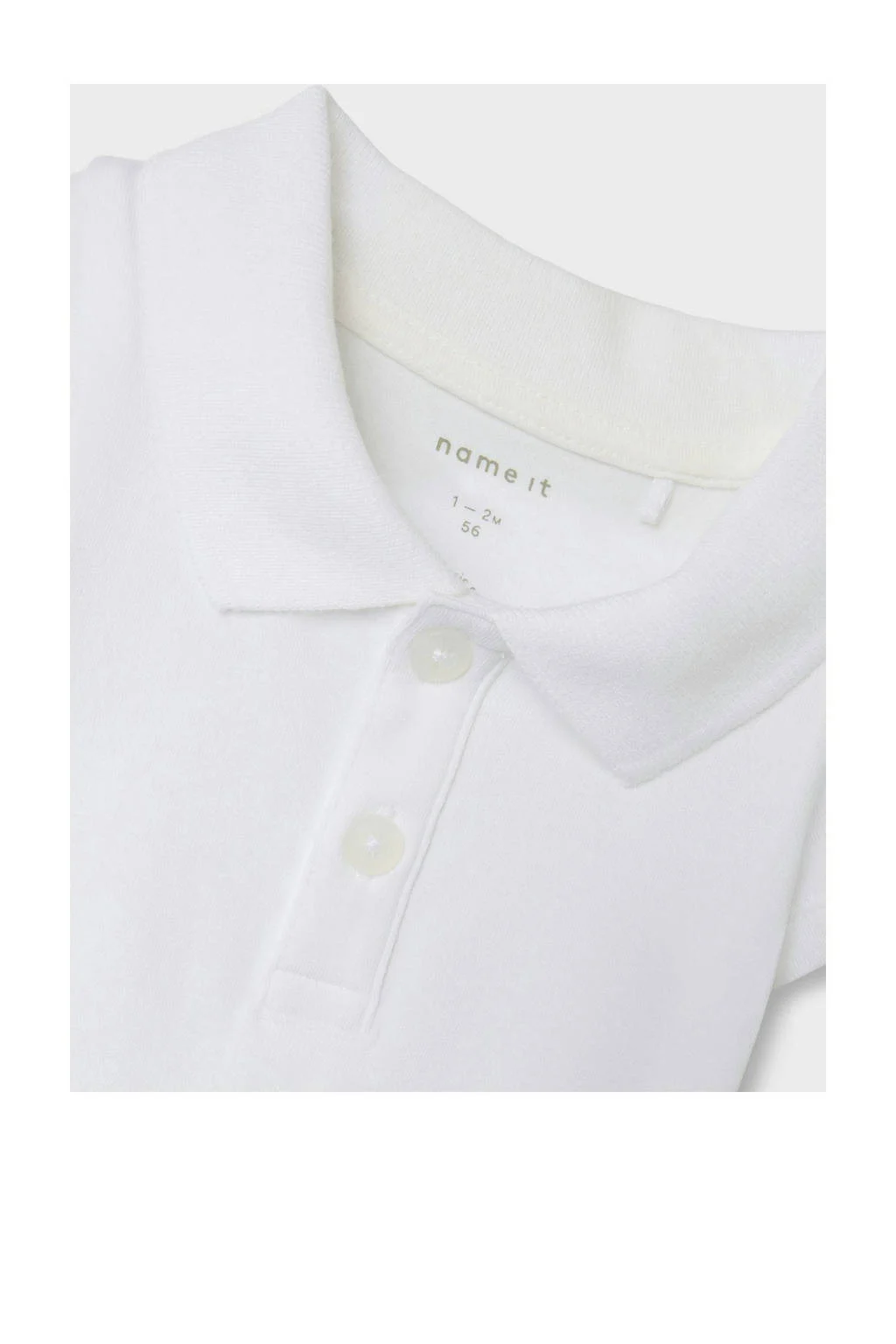 NAME IT romper met polokraag wit