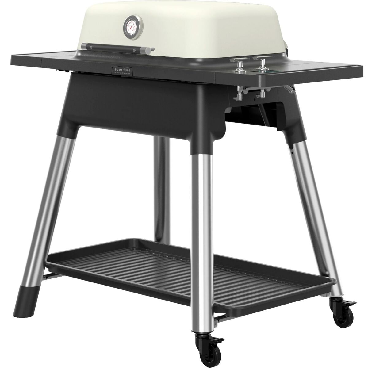 Force gasgrill + grillovertrekk & grillplade matt stone