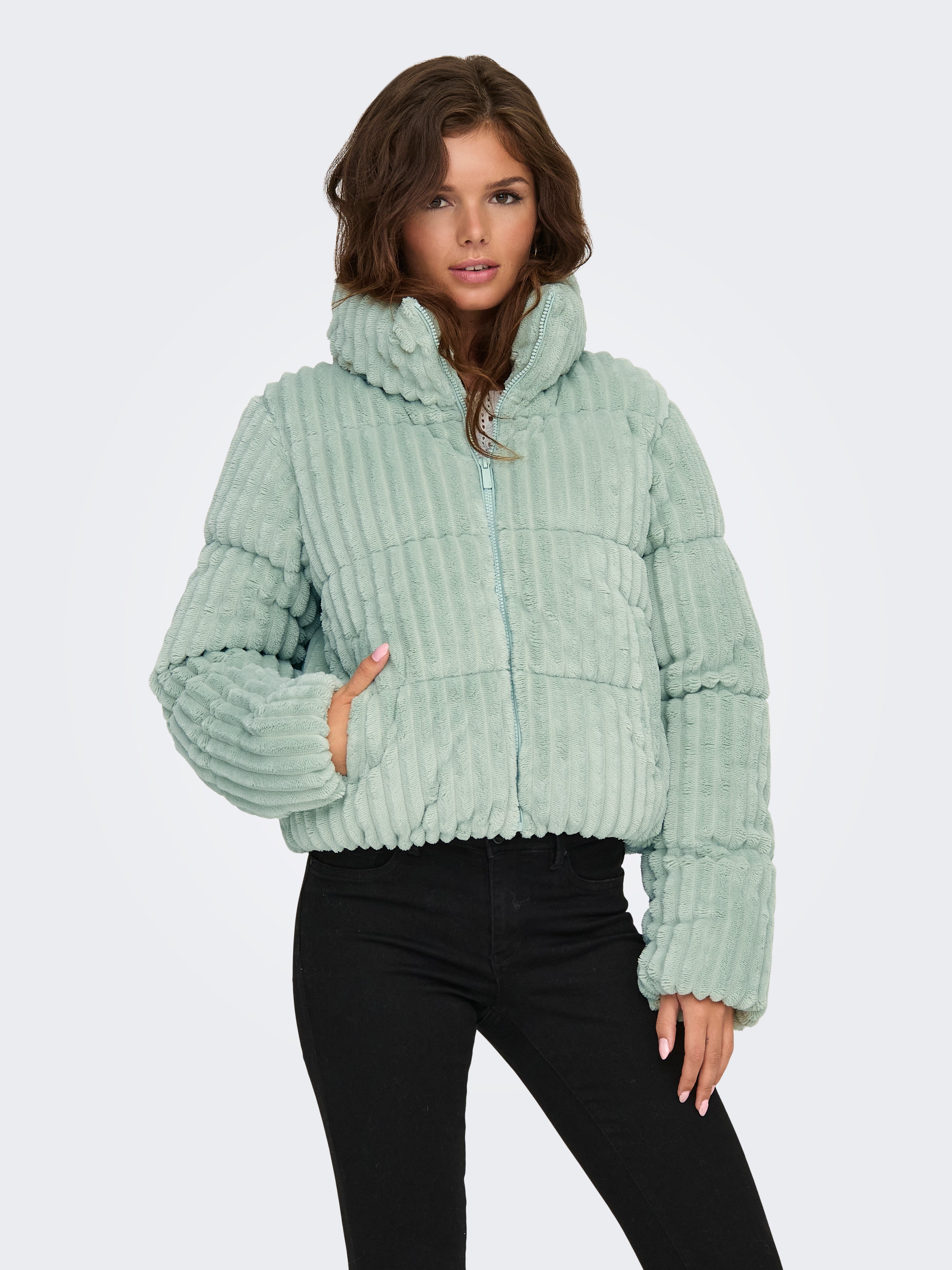 ONLPAULINA Daunenjacke Aqua Gray