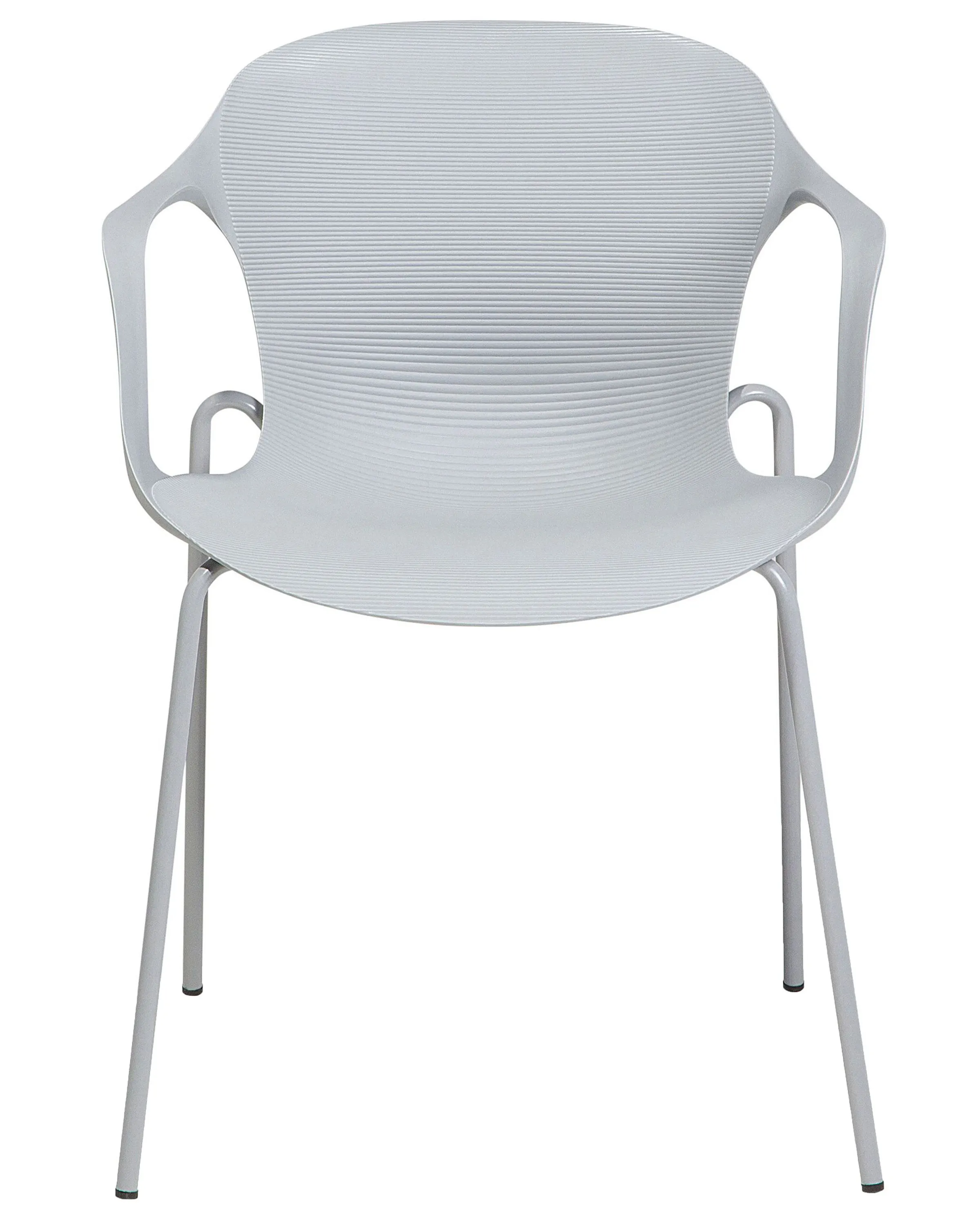 Set van 2 eetkamerstoelen ELBERT Lichtgrijs