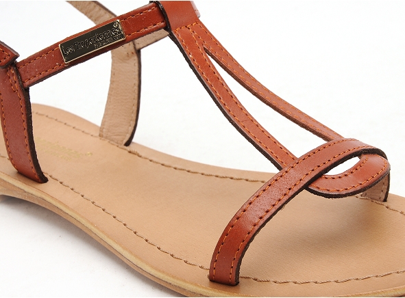 Les tropeziennes nu pieds plats femme hamess f orange