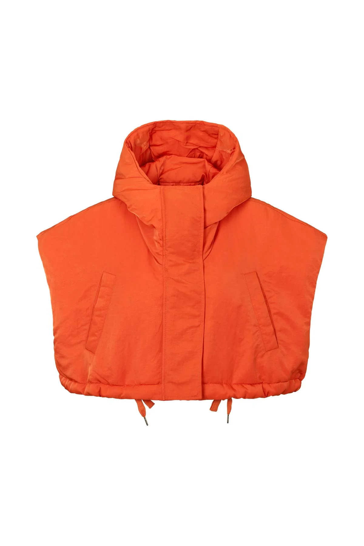 Rabens Saloner  Kiwi Bolstered vest - Mandarin