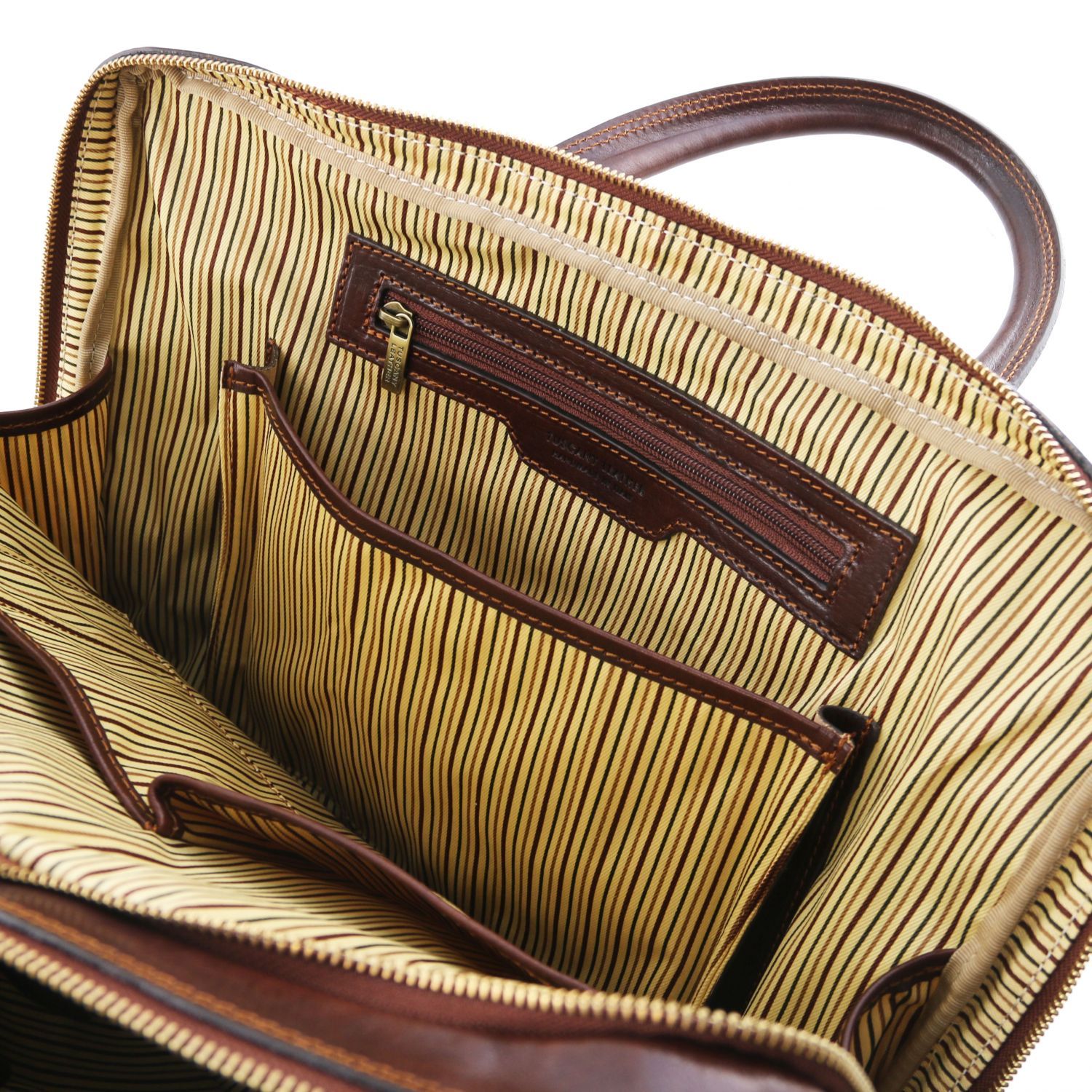 TL141894 – Urbino – leren laptop Aktetas 2 compartments with front pocket