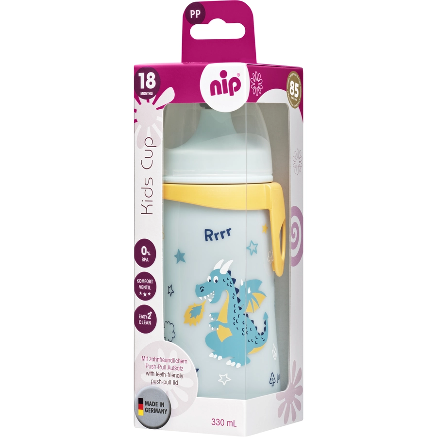 nip® Trinkbecher Kids Cup, Boy 330 ml Drachen