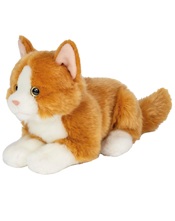 Kuscheltier KATZE LIEGEND (20cm) in rot