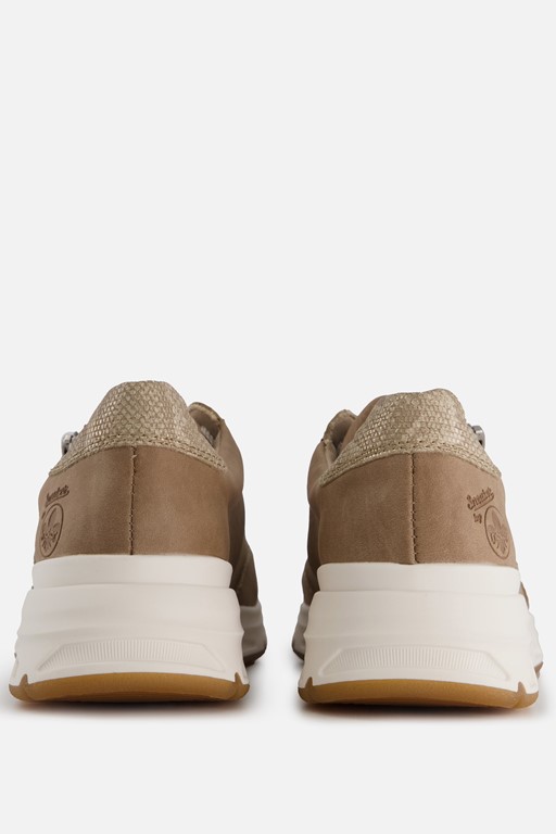 Rieker Sneakers beige Synthetisch