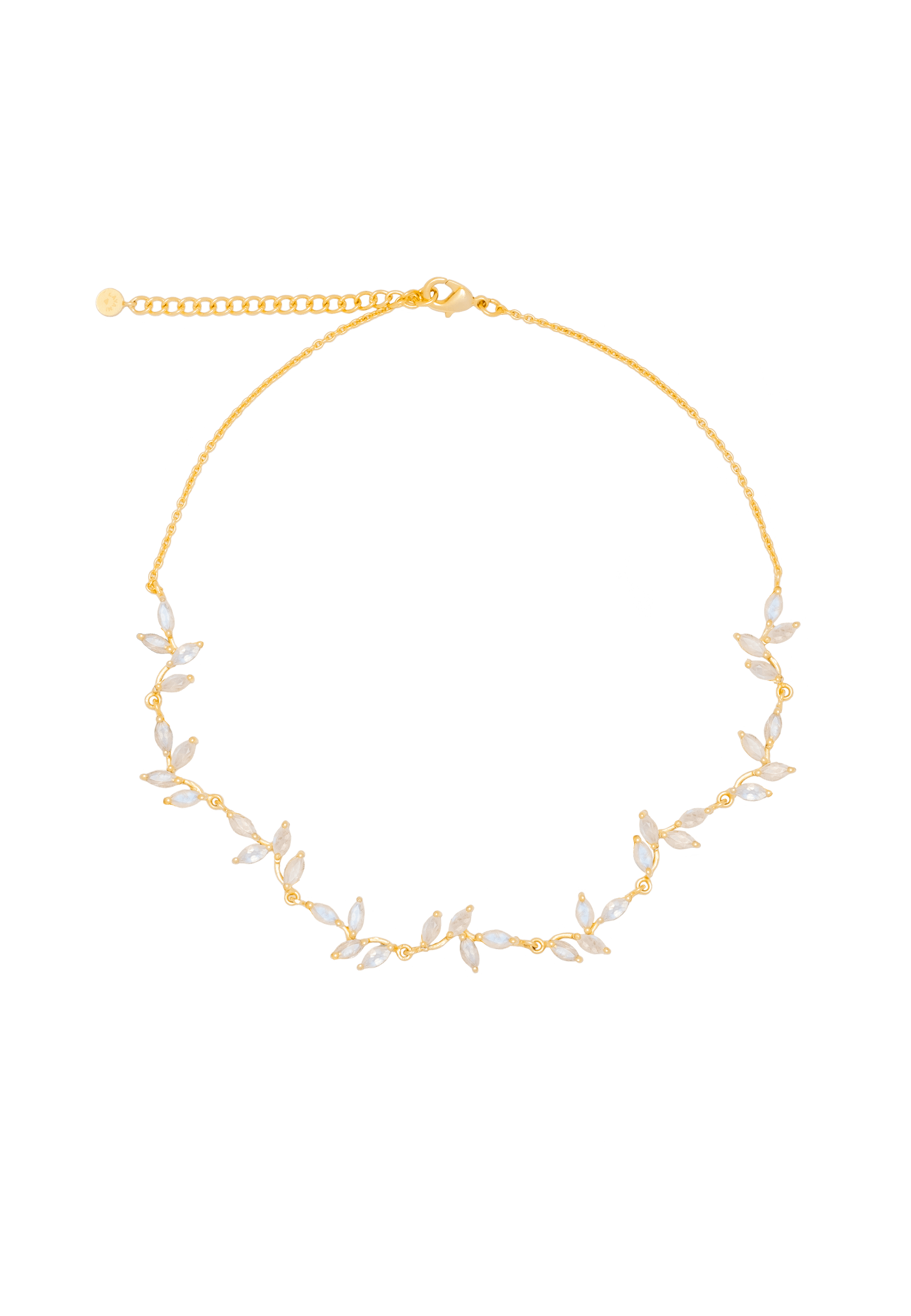 PADMA - Collier pierre de lune | Bleu