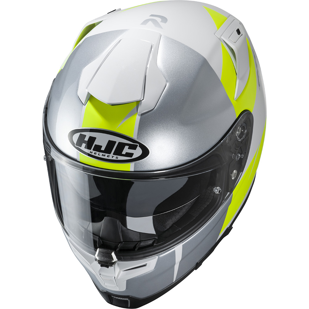 HJC - Casque RPHA 70 Terika MC4HSF / Gris / Blanc / Jaune fluo