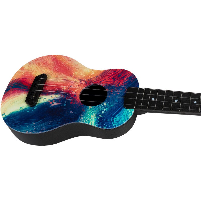 Flight Ultra Travel Series UTS-40 Swirl kunststof sopraan ukelele met hoes