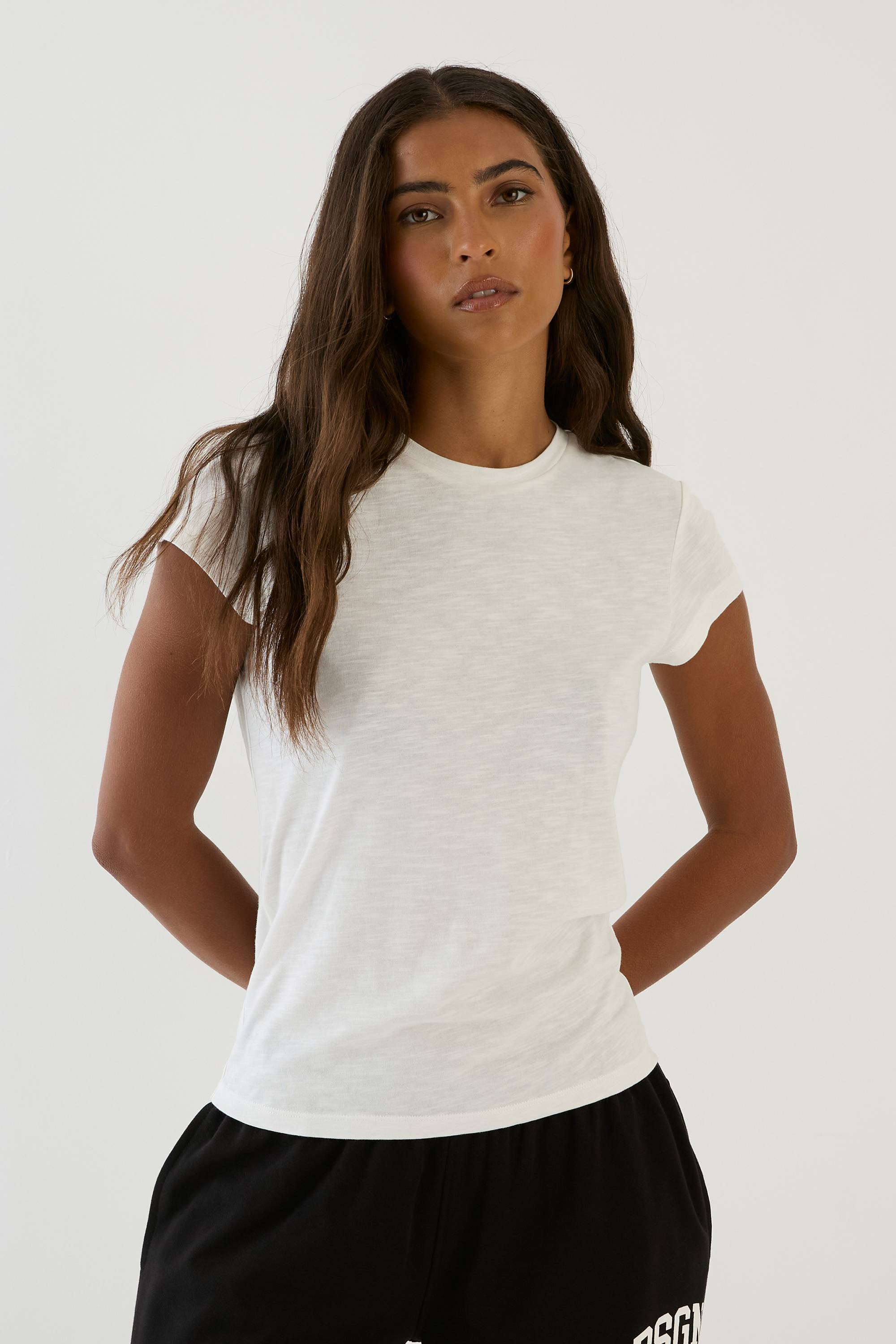 T-shirt À Manches Courtes En Slub Dsgn Studio