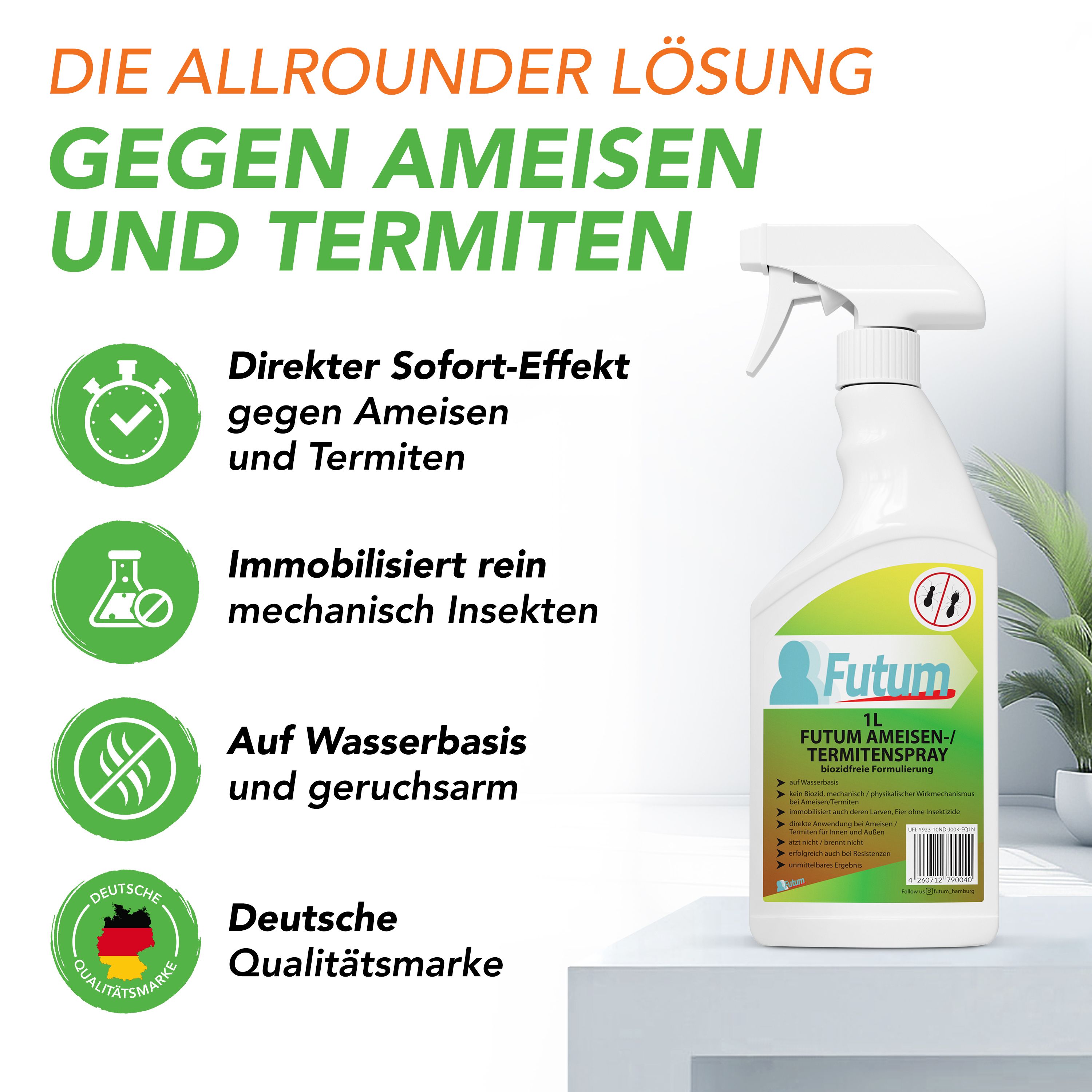 FUTUM 1L Ameisen- / Termitenspray