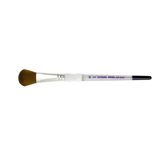 Royal & Langnickel Soft-Grip™ Synthetik-Rotmarderhaarpinsel, SG75MSS, Oval