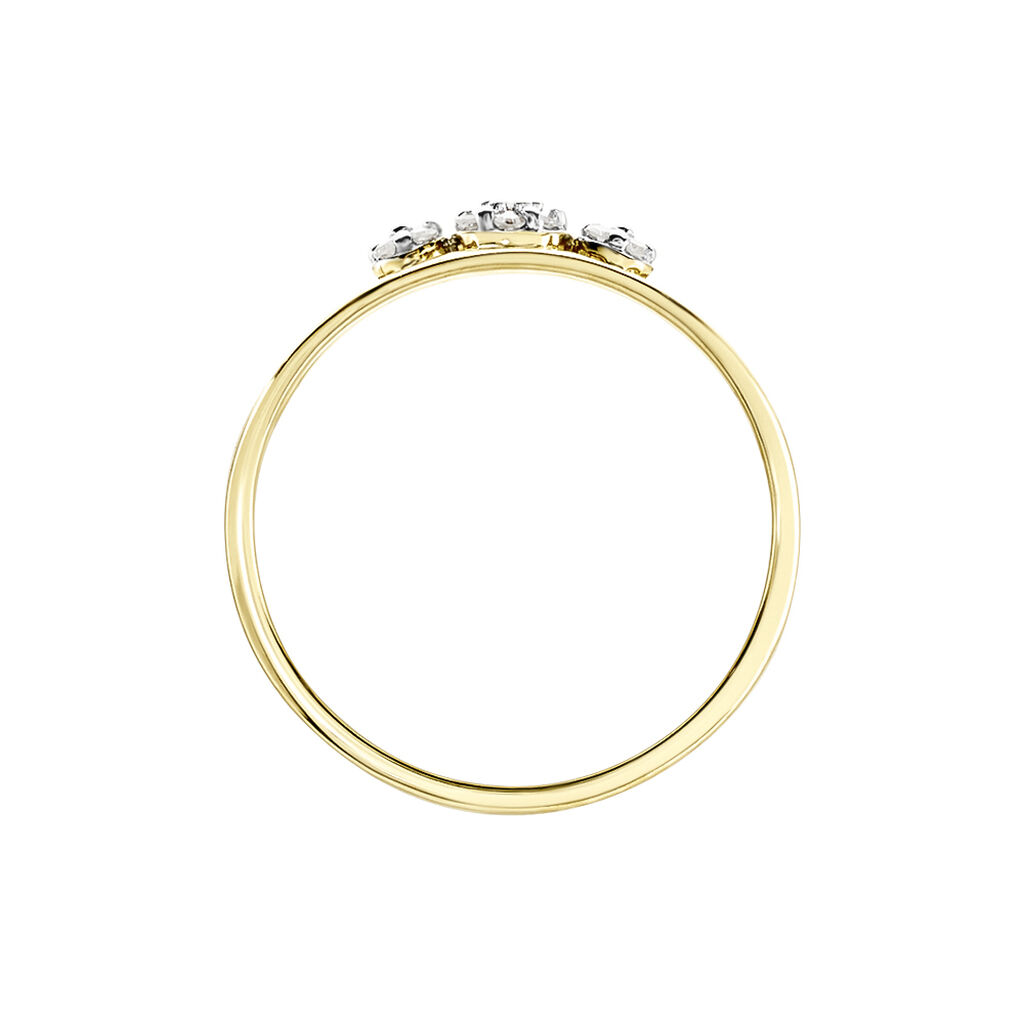 Bague Adamina Or Jaune Diamant