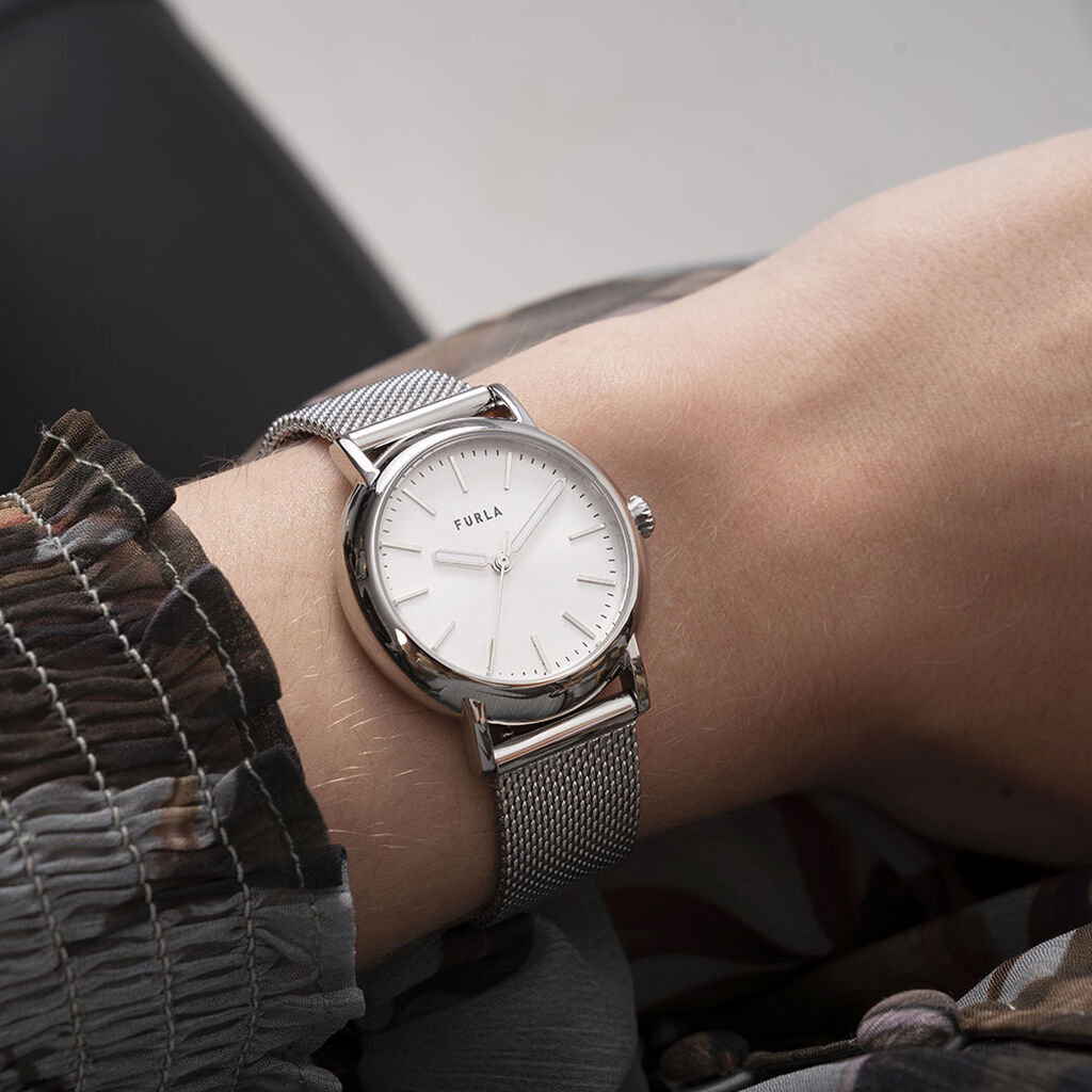 Montre Furla Easy Shape Argenté