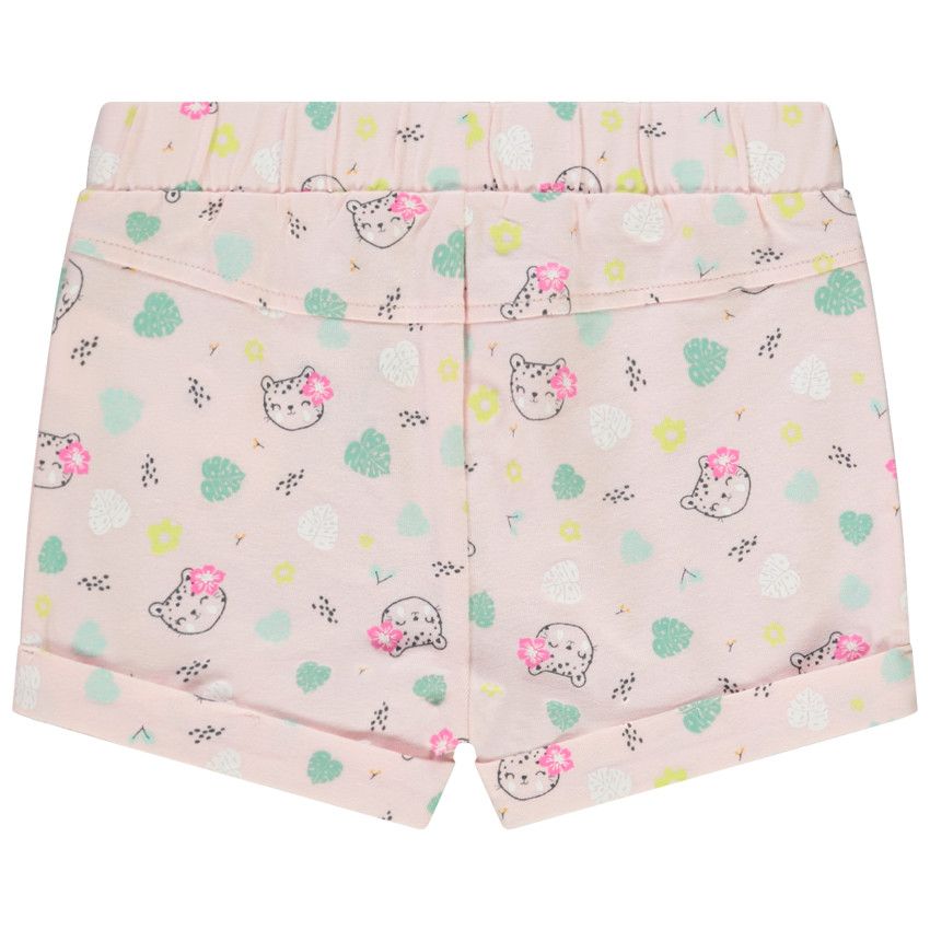 Lot de 2 shorts en jersey pour bébé fille - Bleu
