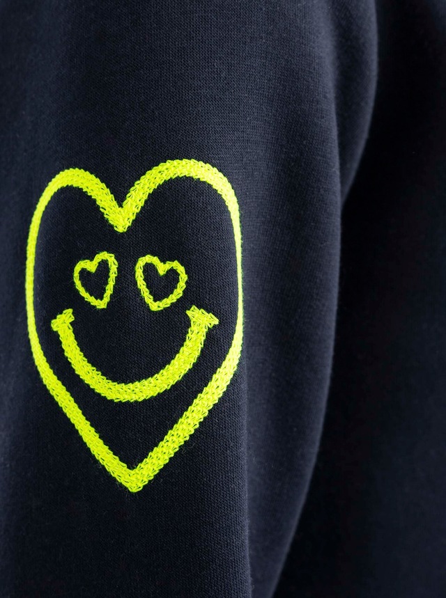 Zwillingsherz Kapuzensweatjacke »