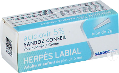 Aciclovir Sandoz Conseil 5% Tube 2g