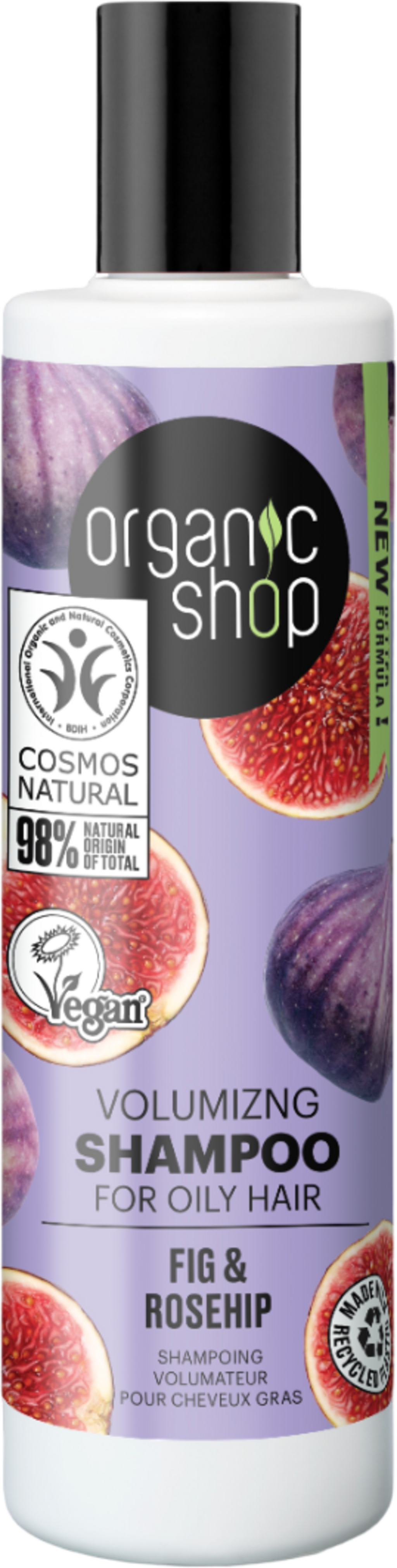 Organic Shop  Volumizing Shampoo Fig & Rosehip, 280 ml